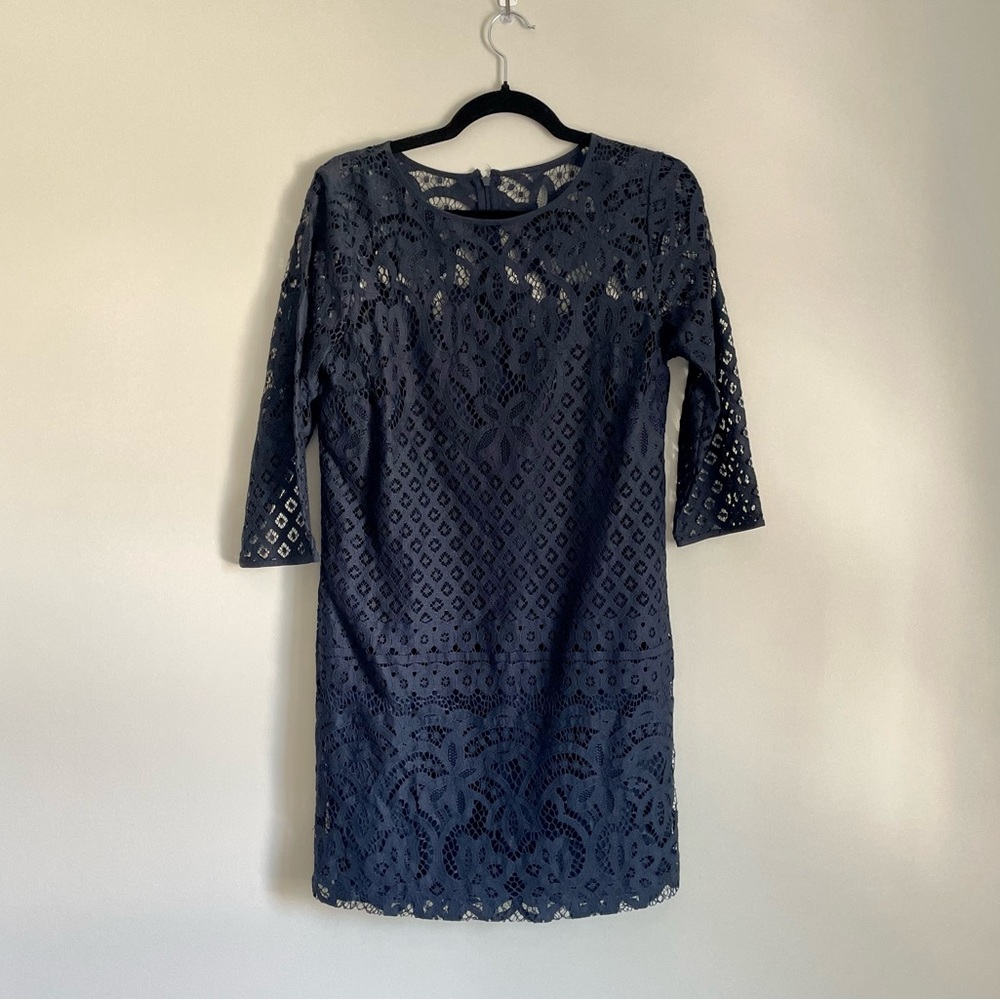 Ann Taylor Loft Navy Dress